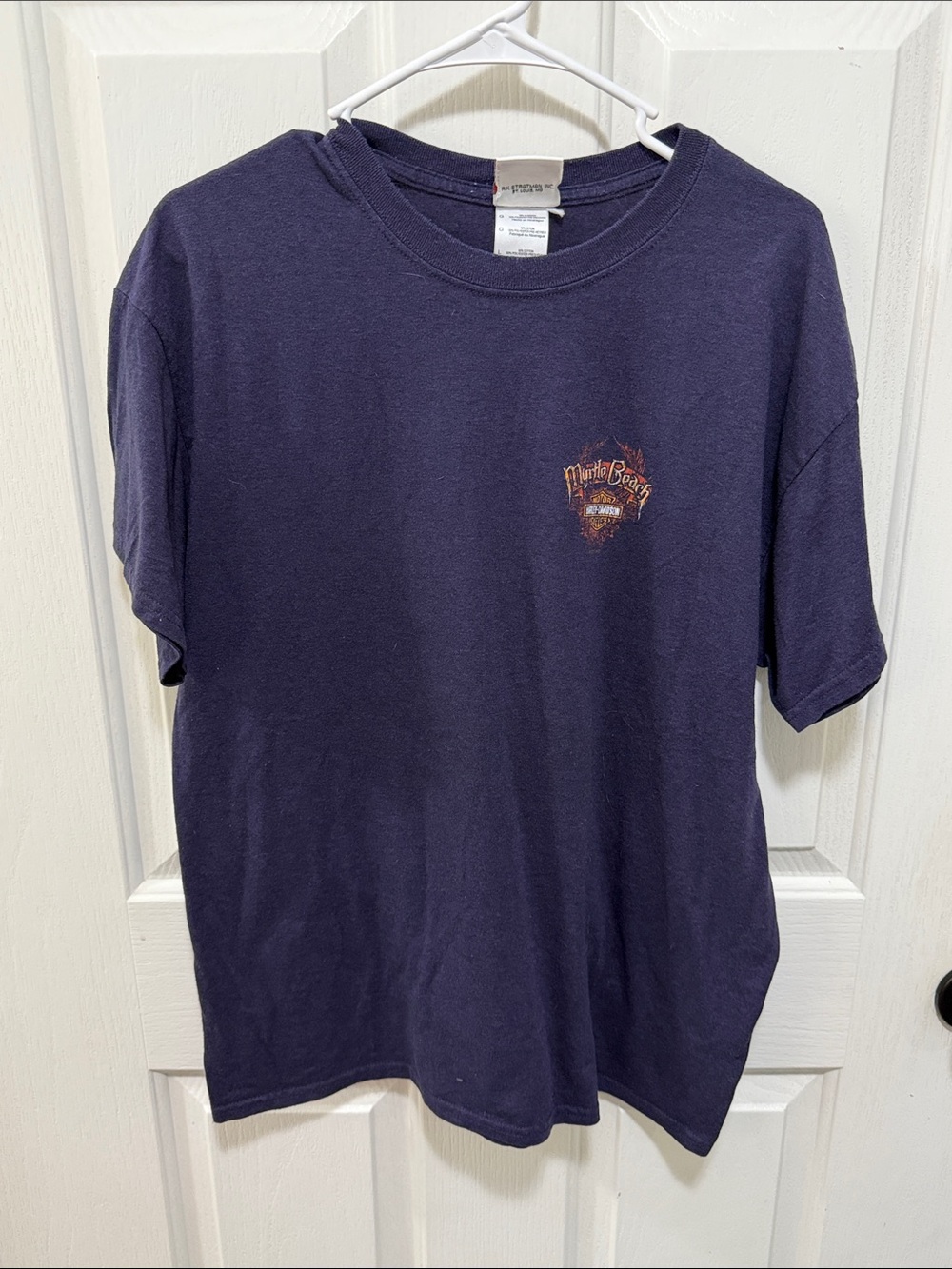 Harley-Davidson Navy Short Sleeve Tee with Small Chest Logo